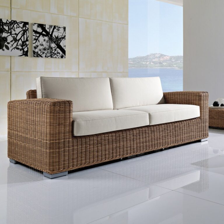 Divano Penelope 3P Rattan Sintetico