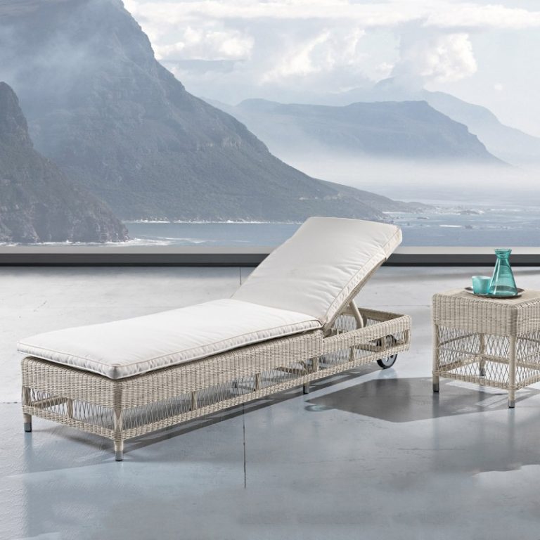 Lettino Camille Rattan Sintetico