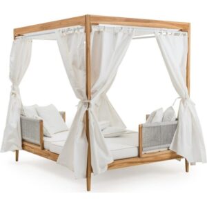 Letto Baldacchino Zante Teak