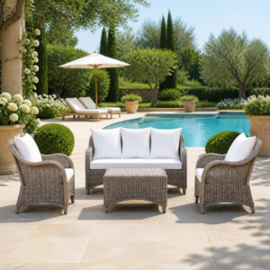 Set Katrina Rattan Kubu Naturale