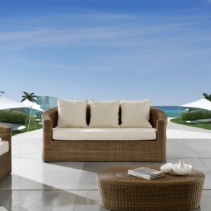 Divano Oasi 3P Rattan Sintetico