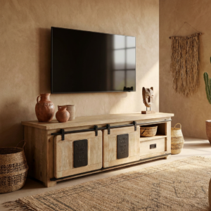 Porta Tv Jupiter Naturale 160