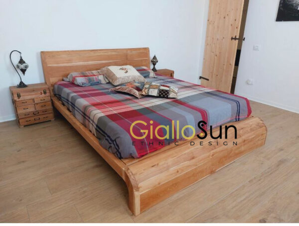 Letto Wave Legno Teak