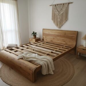 Letto Wave Legno Teak
