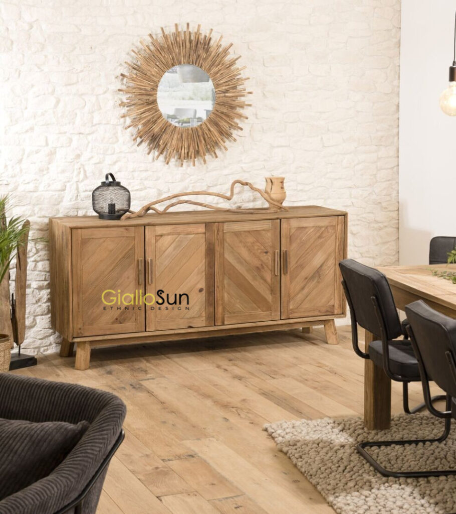 credenza legno massello riciclato