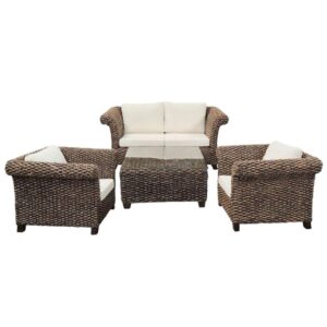 Set Salotto Medelin Rattan Naturale