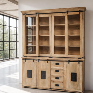 Credenza Vetrina Jupiter DoppioCorpo 180