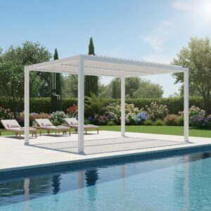 Pergola Bioclimatica 3x4 Bianco