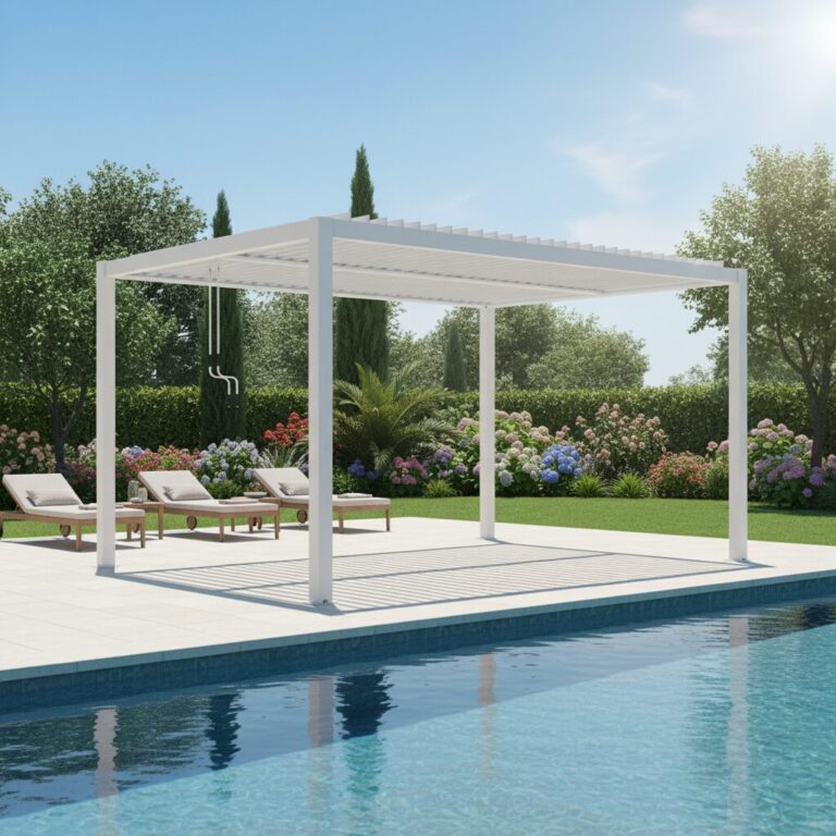 Pergola Bioclimatica 3×4 Bianco