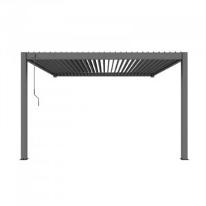 Pergola Bioclimatica Addossata 4x4 Antracite