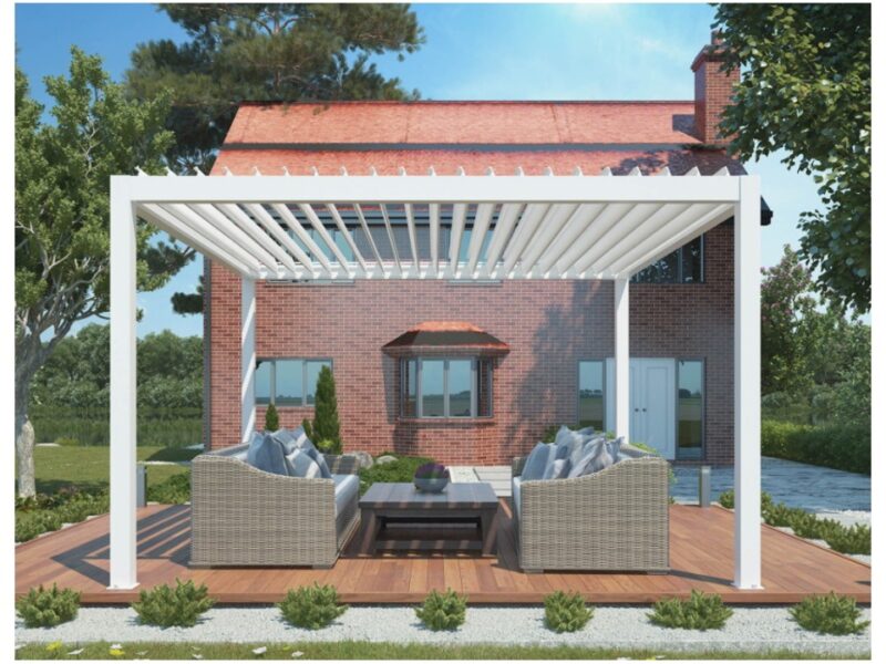 Pergola Bioclimatica Motorizzata con Led 3x4