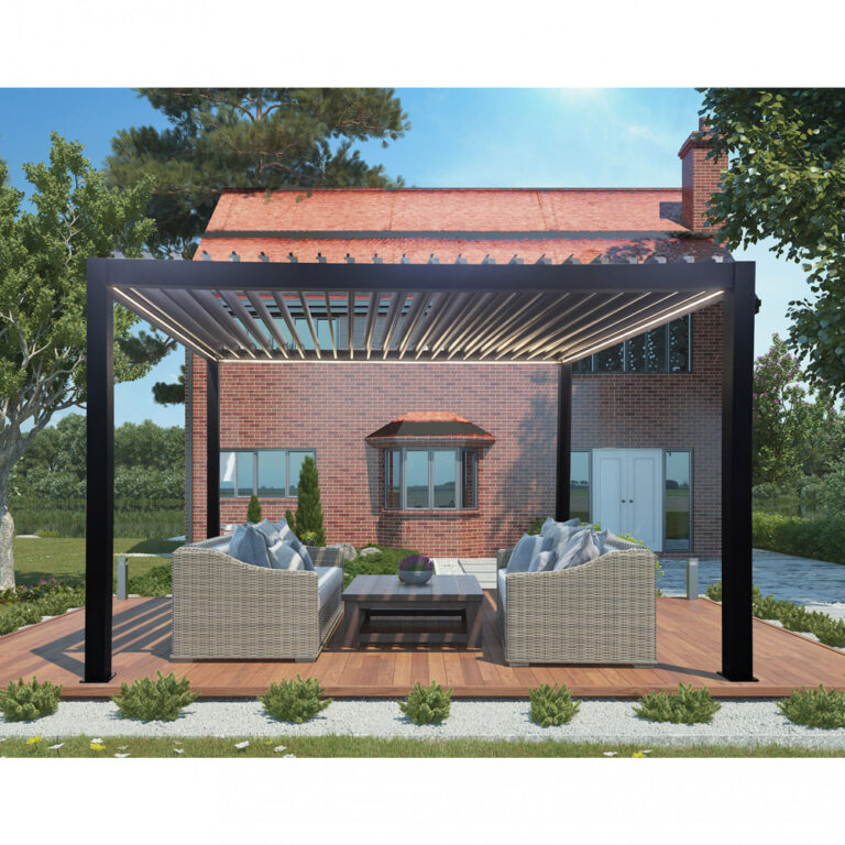 Pergola Bioclimatica Motorizzata con Led 4×4