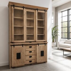Credenza Vetrina Jupiter DoppioCorpo 150