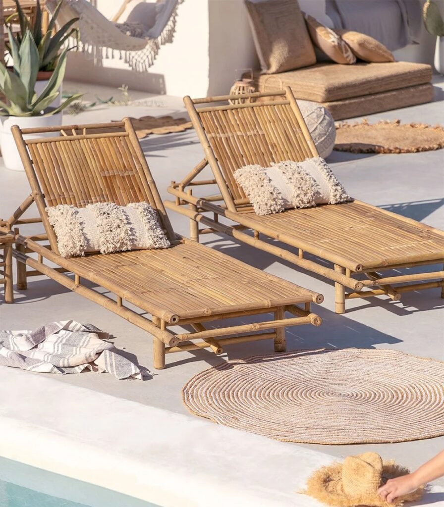 Arredo giardino in bambù