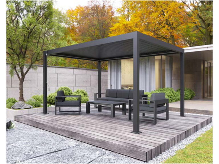 Pergola Bioclimatica 3×4 Doppia Lamella