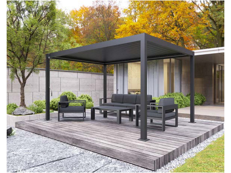 Pergola Bioclimatica 3x4 Doppia Lamella