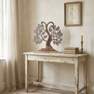 statua albero della vita foglie