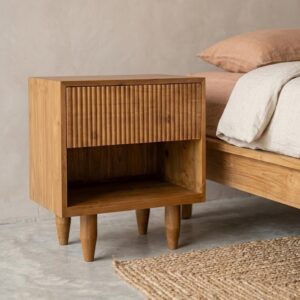 Comodino Teak 1Css