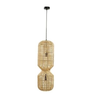 LAMPADARIO MALABO BEIGE H77,5