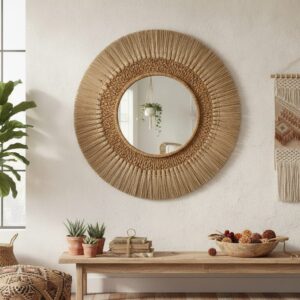 Specchio Rafia Naturale 100