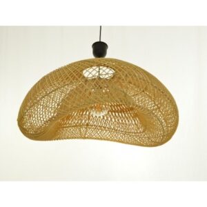 Lampadario Rattan Natural Intrecciato  CM Ø 50