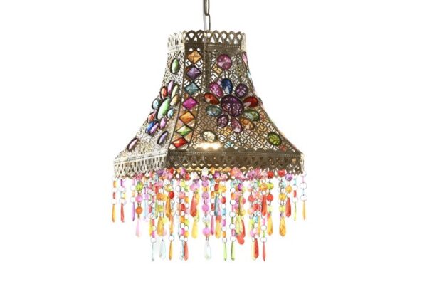 Lampadario Metallo Multicolore