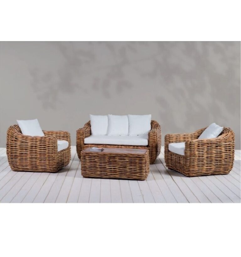 Set Salotto Maupiti Rattan Naturale