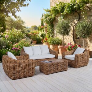 Set Salotto Maupiti Rattan Naturale