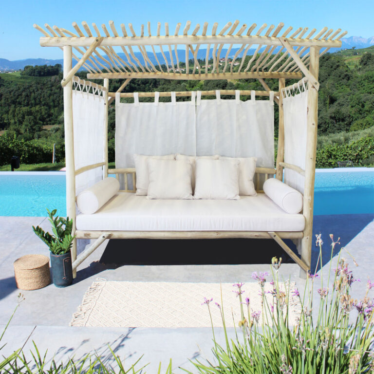 Gazebo Letto In Teak