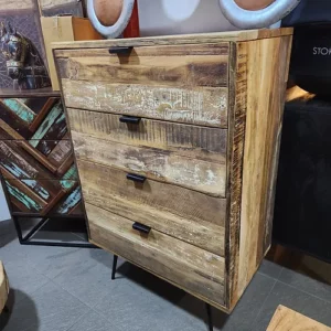 Cassettiera 4Css Old Teak