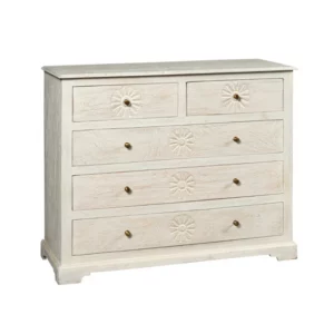 Cassettiera Comò White Sun