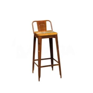 Sgabello Industrial Cook C/ Schienale