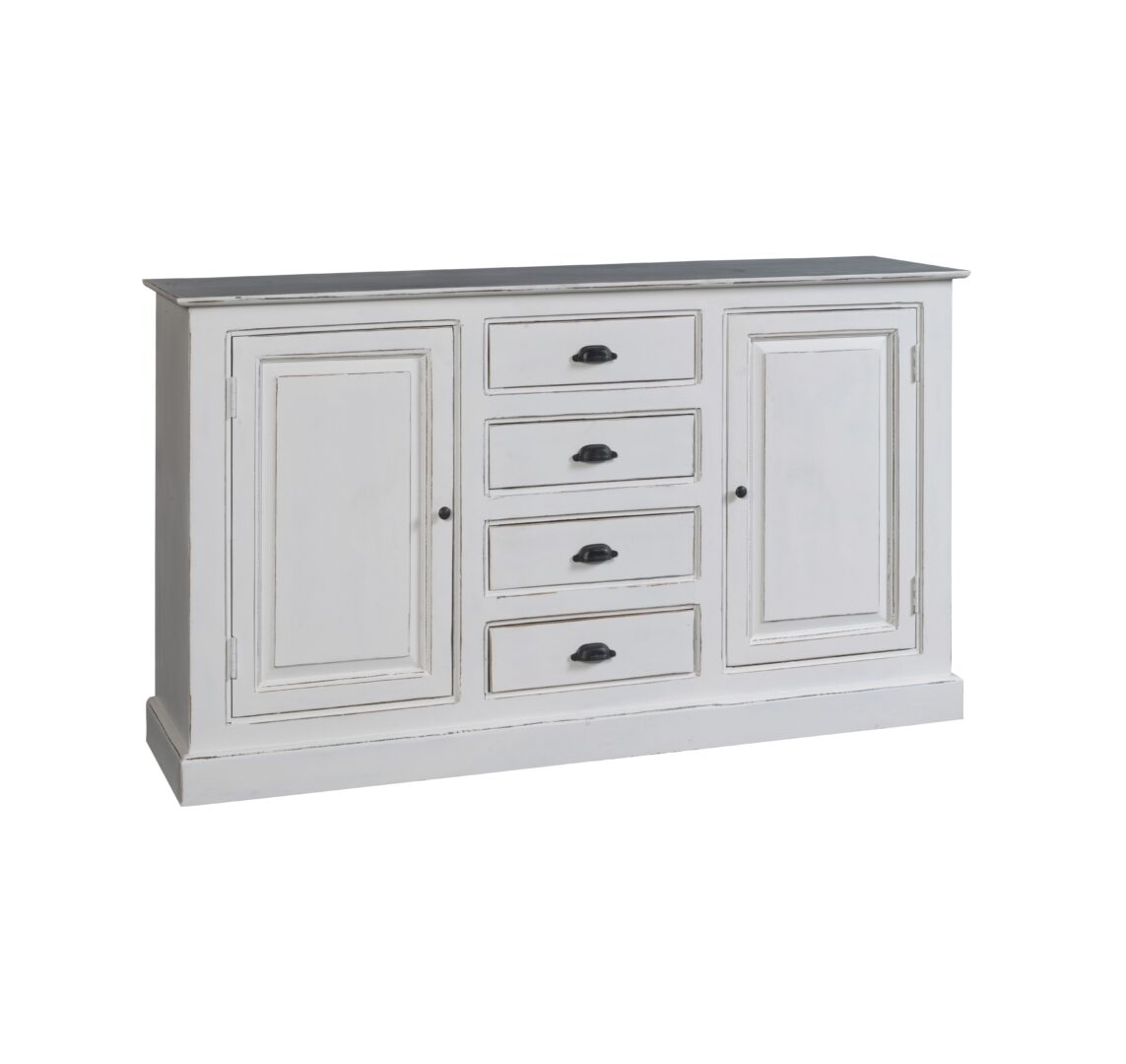 Credenza Bialy 2A+4CSS