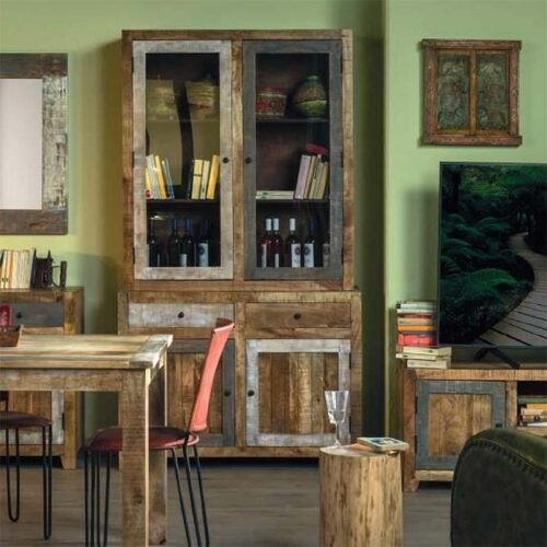 Credenza-Vetrina Brest Doppio Corpo - immagine 2