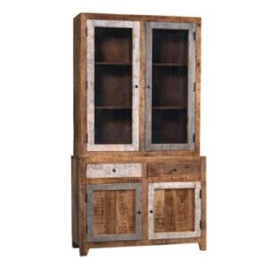 Credenza-Vetrina Brest Doppio Corpo