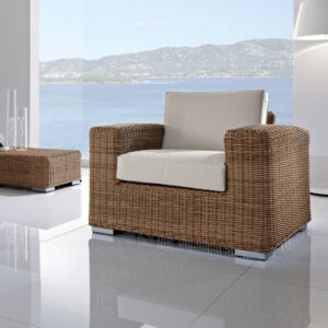 Poltrona Penelope Rattan Sintetico