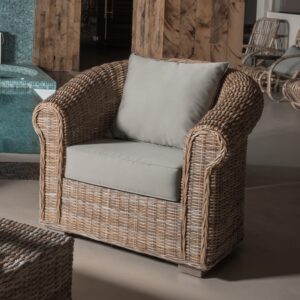Poltrona Queen Rattan Naturale