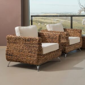 Poltrona Tulip Rattan Naturale