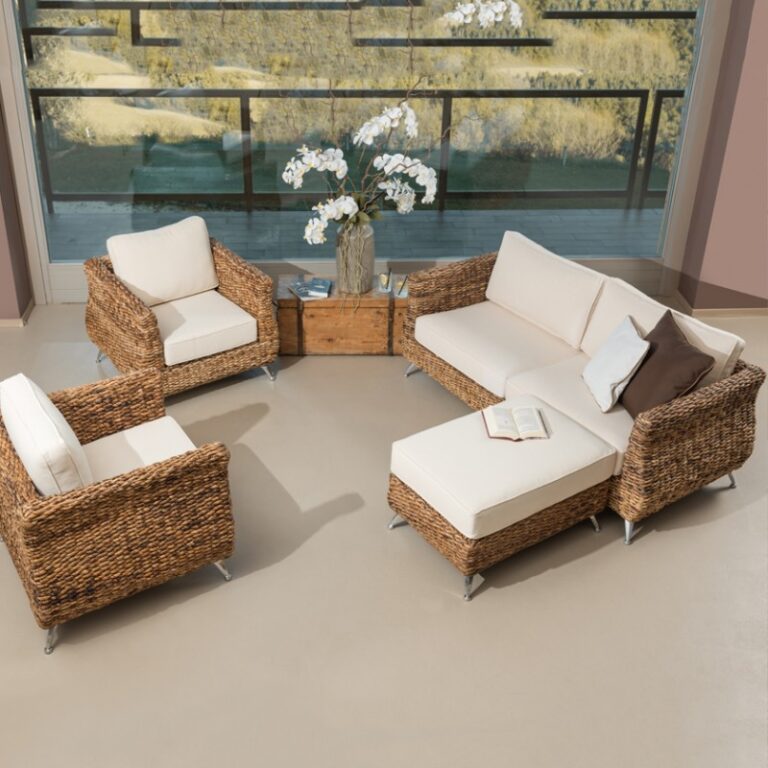 Poltrona Tulip Rattan Naturale