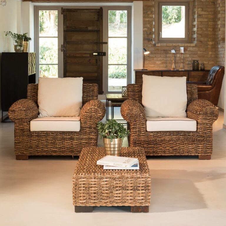 Tavolino Ambassador Rattan Naturale
