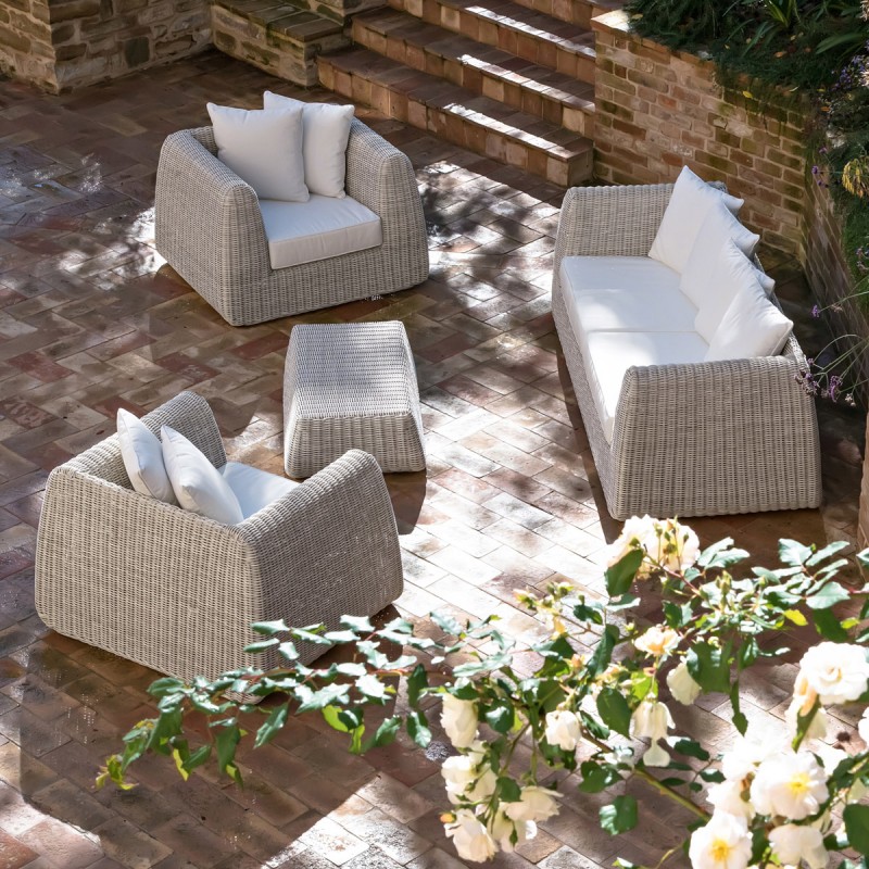 Tavolino Cactus Rattan Sintetico