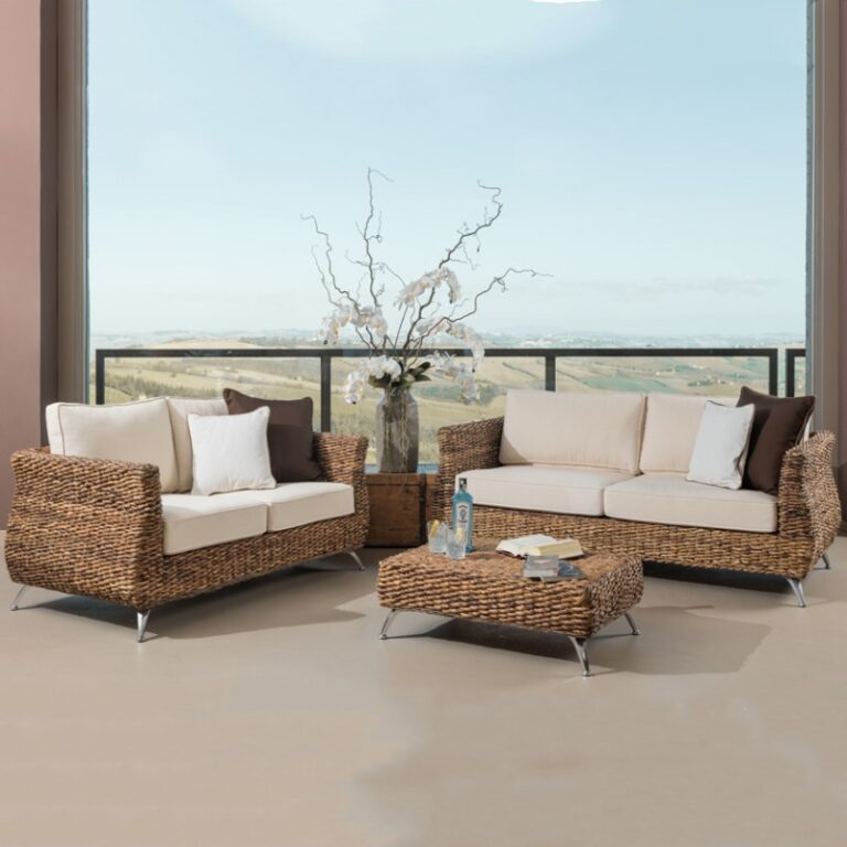 Tavolino Tulip Rattan Naturale