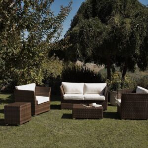 Set Salotto Don Pepe Rattan Sintetico Croco