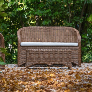Set Salotto Charlie Rattan Sintetico Marrone