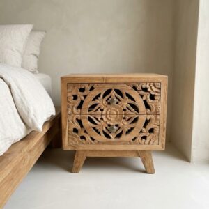 Comodino Teak Ric. 2Css