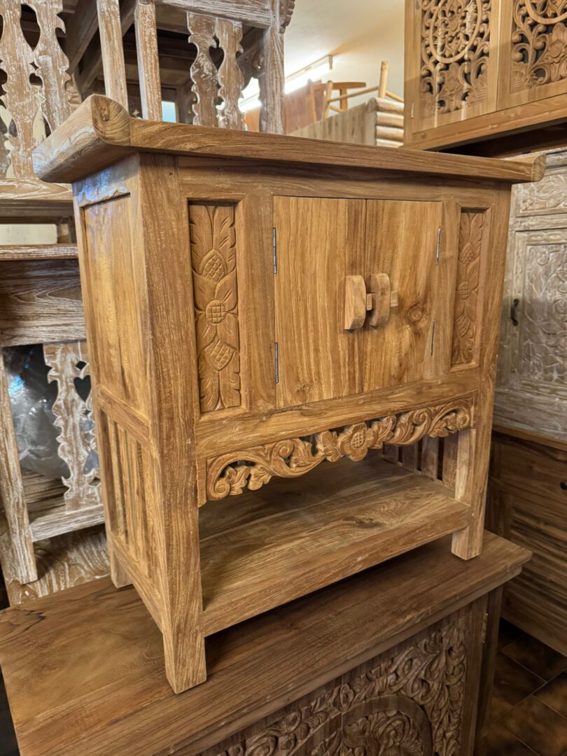 Mobile Consolle Bagno Teak