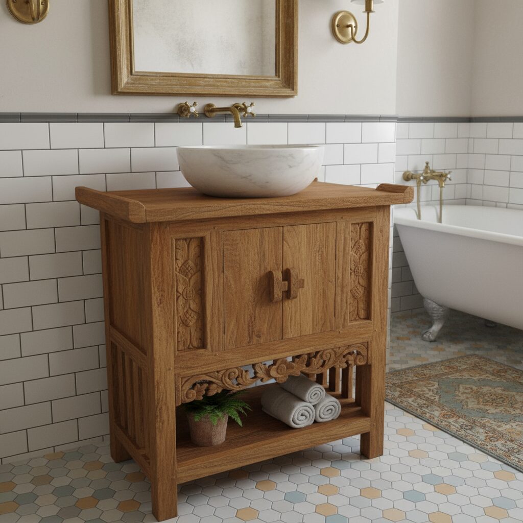 Mobile-Oriente Teak- Naturale