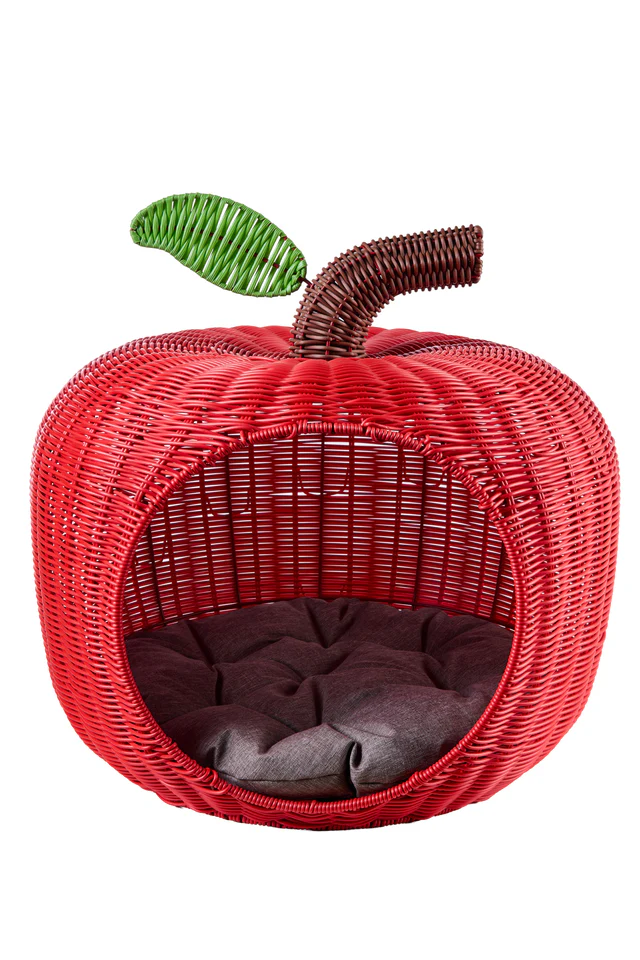 Cuccia Per Animali Mela Rossa