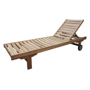 Lettino Prendisole Karachi Teak