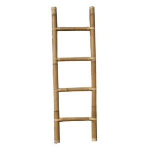 Scala Decorativa Portasciugamani Bambù